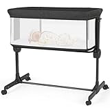 Growaystory Beistellbett Baby Bettseitiger Bassinet für Neugeborene...
