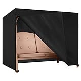Dokon Hollywoodschaukel Abdeckung 3 Sitzer Wasserdicht Winterfest Winddicht...