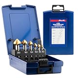 a+s Albrecht & Schulte Kegelsenker Set aus HSS Stahl | 90° Ø 6,3-20,5 mm...