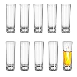 KPYZLBD 10 Schnapsgläser, Hoch Shotgläser 5cl/50ML Likörgläser Dicke...