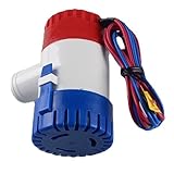 Marine-Ablasspumpe – Elektrische Tauch-Bilgenpumpe 1100 GPH | Leise 12...
