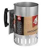 FEUERGOTT Anzündkamin Premium Big XXL – Edelstahl Grillanzünder mit...