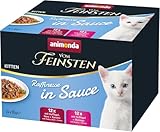 animonda vom Feinsten Premium Kitten Katzenfutter nass Raffinesse in Sauce,...