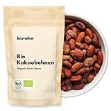 Kamelur 1kg BIO Kakaobohnen Sorte Trinitario - Rohkost - ganze Kakao Bohnen...