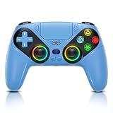 RGB Wireless Controller für PS5, Kompatibel mit PS5 Pro/Slim/PCs,...