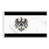 Große 90×150 CM Preußen Flagge,großes 150D Preussen Freundschafts...