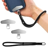 sebudion 2 Stück Edelstahl Handykette Universalpads,Handy Lanyard Pads,...