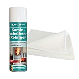 HOTREGA Kaminscheiben Reiniger, Hochleistungs-Aktivschaum-Reiniger für...