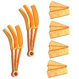 2 Stück Jalousien Reinigungsbürstemit, 4 Stück Mikrofaser Putztuch,...