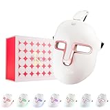 LED-Gesichtsmaske lichttherapie maske, 7-Farben-Lichtmaske mit 270 Perlen,...