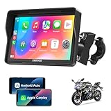 ESSGOO Motorrad Carplay 5 Zoll IPS Touchscreen Mit Wireless Carplay &...
