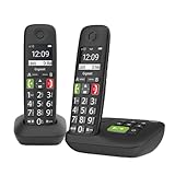 Gigaset E290A DUO - 2 Schnurlose Senioren DECT-Telefone mit...