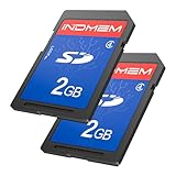 INDMEM SD Card 2GB 2 Packs Class 4 MLC Secure Digital Flash Memory Card...