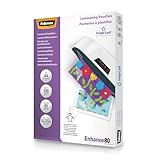 Fellowes Imagelast A4 80 Micron Laminating Pouch - 100 Pack, 5306114