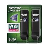NICORETTE Spray mit minzigem Fruchtgeschmack – Rauchen aufhören mit...