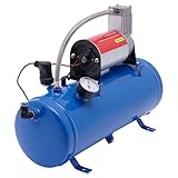 Leistungsstarker 12V Auto Luftkompressor mit 6L Tank, 150 PSI Reifenpumpe...