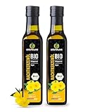 Kräuterland Bio Nachtkerzenöl 2x250ml (500ml), kaltgepresst, nativ,...