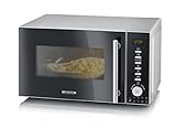 SEVERIN 3-in-1 Mikrowelle mit Grill und Heißluftfunktion, Minibackofen mit...