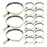 NUOBESTY 20Stücke Vip Armbänder für Events und Anpassungsfähig Goldene...