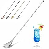 YFWOOD Cocktail-Mischlöffel aus Edelstahl, Barlöffel, Langer Griff,...