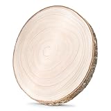 Holzscheiben, 28-32cm Holzscheiben zum Basteln Runde Holzscheibe...