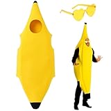 ZXJLWR Bananen Kostüm, Lustiges Kostüm Für Erwachsene, Perfekt Für...