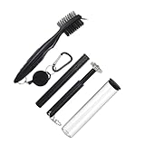 RCGOFOLLOW Schlägerpflege Set mit einziehbarer Golfschlägerbürste und...