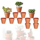 Abiemuce 12 Stück 7 X 6 cm Terrakotta Topf, Tontöpfe Klein, Kleine...