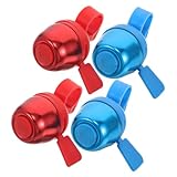 DECOMELODY 4 Stück Aluminium Fahrradklingel Teiliges Lauter Klarer...