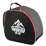 GREMEX Skischuhtasche mit Helm - Wasserfestem Skischuhtasche mit Helmfach -...