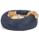 BEDSURE Hundebett waschbar Flauschiges Katzenbett - Ø 50 cm Donut Kissen,...