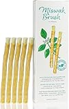 BLISSANY Miswak Brush - Natürliches Zahnputzholz für strahlend Weiße...