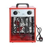 FIVMEN Heizlüfter 3KW 220V Heizstrahler Elektroheizung mit 1,4 M...