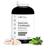 Garcinia Cambogia 5000 mg. 240 vegane Kapseln für 4-monatige Kur....