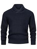 Indicode Herren INBrockly Strickpullover mit Schalkragen | Herrenpullover...