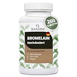 Bandini® Bromelain 10000 F.I.P/g | 5000 GDU/g | Starke Detox Entwässerung...