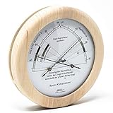 Fischer 1222-09 - Wohnklima-Hygrometer u. Raum-Thermometer - 130mm...