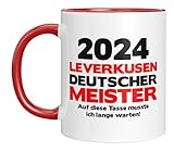 Leverkusen - Tasse zur Meisterschaft - Auf diese Tasse musste ich lange...