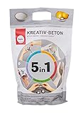 Rayher Kreativ-Beton 5in1, steingrau, Beutel 3 kg, Bastelbeton, Beton zum...