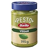 Barilla Pesto Basilico Vegan 12x195g | Glutenfreie Italienische Pasta-Sauce...