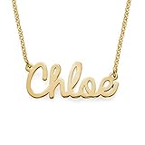 MyNameNecklace MYKA PersonalisierteKursive Namenskette aus Sterling Silber...