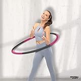 Miweba Sports Hula Hoop Reifen 0.8 kg | 90 cm Durchmesser - 6-teilig -...