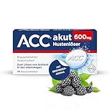 ACC® akut 600 mg Hustenlöser, 10 Brausetabletten, Brombeer-Aroma –...