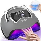 MULEVIP UV Lampe für Gelnägel 180W UV Lampe Nägel,UV Lampe für...