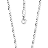 Engelsrufer Ankerkette aus 925er Sterling Silber, 60 cm, rhodiniert, mit...