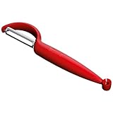 Silit Pelaro Sparschäler 21 cm, Tomaten-/ Gemüseschäler rot, Edelstahl...