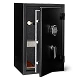 Amazon Basics Safe, feuerfest, mit programmierbarem elektronisch...