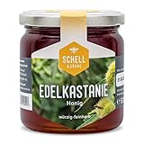 Deutscher Edelkastanienhonig 500g - Imkerei Schell - flüssiger Honig aus...