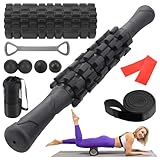 9 In 1 Faszienrolle Wirbelsäule Set,Foam Roller Mit Massageroller...