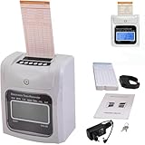 CDZHLTG Elektronisches Stempeluhr Stechuhr Zeiterfassung 960SB inkl. 50...